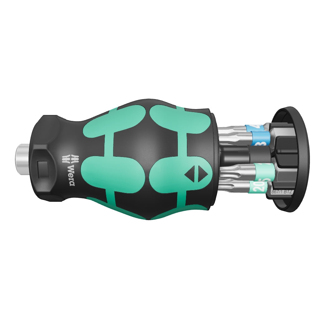 Wera 008875 Kraftform Kompakt Stubby 3 with TORX®/Hex Bit Storage - WR008875 - KC Tool