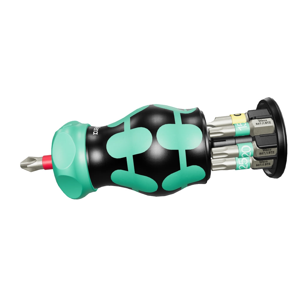Wera 008891 Kraftform Kompakt Ratcheting Stubby Magazine RA 1, 7 Pieces - WR008891 - KC Tool
