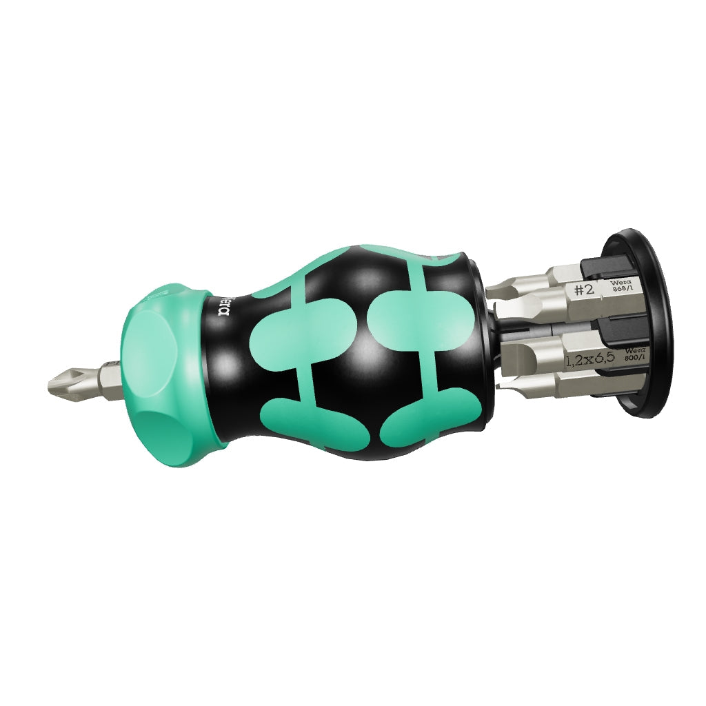 Wera 008893 Kraftform Kompakt Ratcheting Stubby Magazine RA 4, 7 Pieces - WR008893 - KC Tool