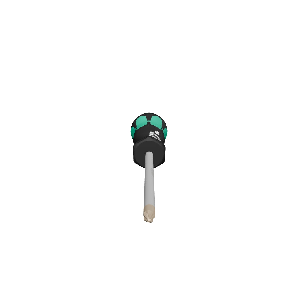 Wera 009315 PZ #2 x 100mm Kraftform Plus Pozidriv Screwdriver - WR009315 - KC Tool