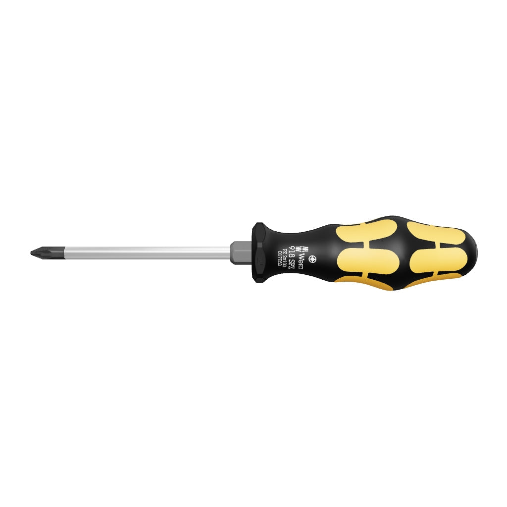 Wera 017056 #4 x 200mm Kraftform Plus Pozidriv Screwdriver - WR017056 - KC Tool