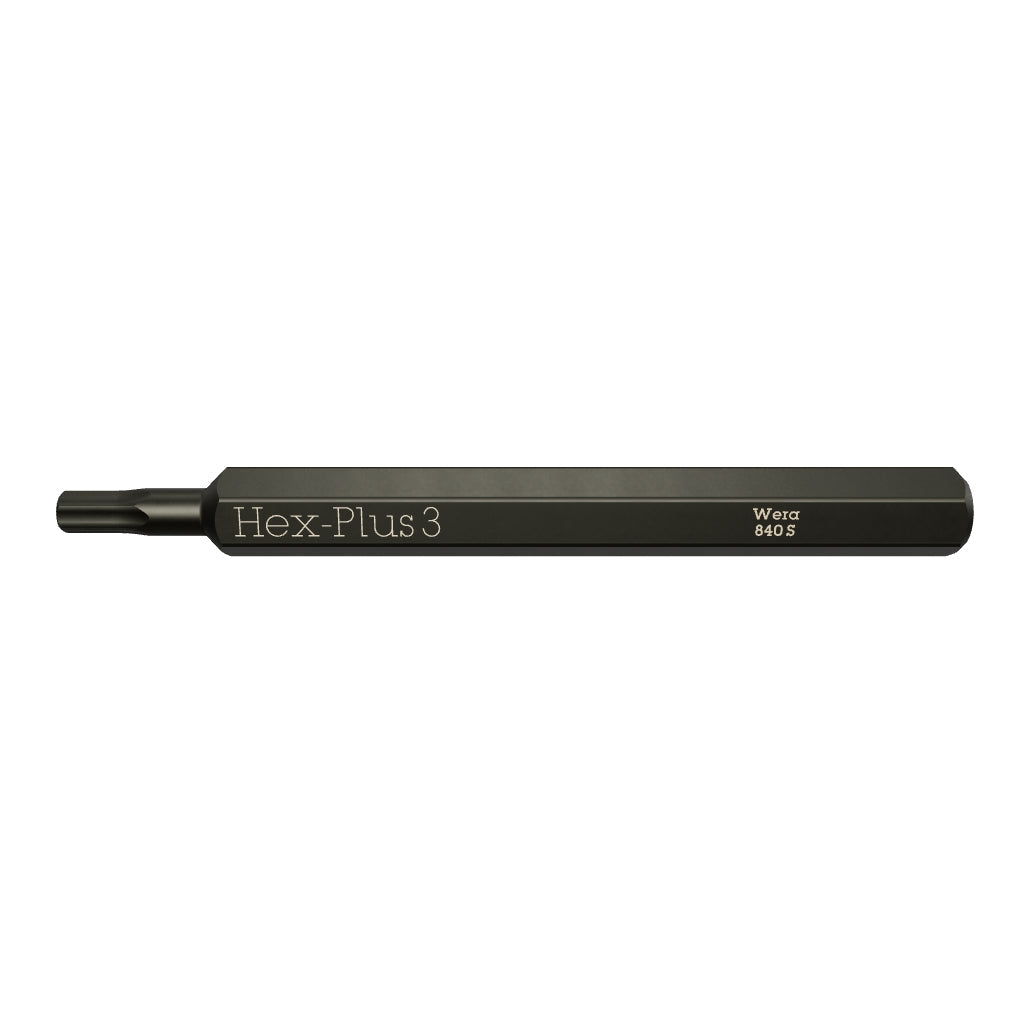 Wera 018150 Hex-Plus 840 S Bit for Impact Screwdriver, 3.0 x 70mm - WR018150 - KC Tool