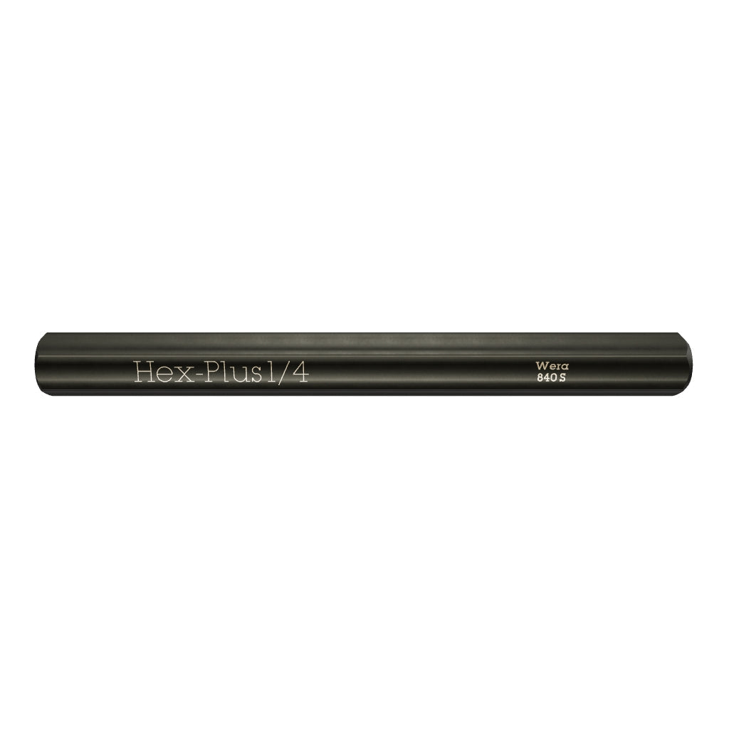 Wera 018157 Hex-Plus 840 S Bit for Impact Screwdriver, 1/4" x 70mm - WR018157 - KC Tool