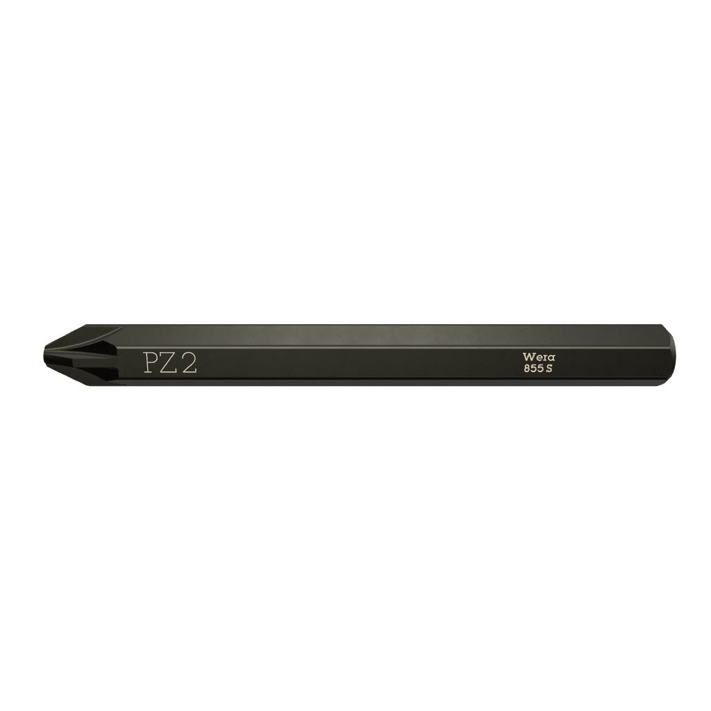Wera 018164 Pozidriv 855 S Bit for Impact Screwdriver, #2 x 70mm - WR018164 - KC Tool
