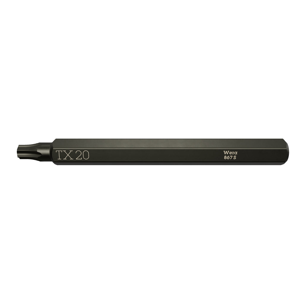 Wera 018167 TORX® 867 S Bit for Impact Screwdriver, T20 x 70mm - WR018167 - KC Tool