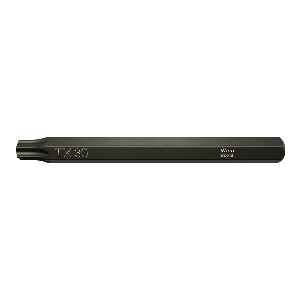 Wera 018169 TORX® 867 S Bit for Impact Screwdriver, T30 x 70mm - WR018169 - KC Tool