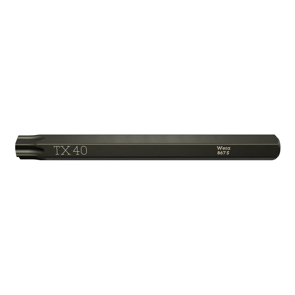 Wera 018170 TORX® 867 S Bit for Impact Screwdriver, T40 x 70mm - WR018170 - KC Tool