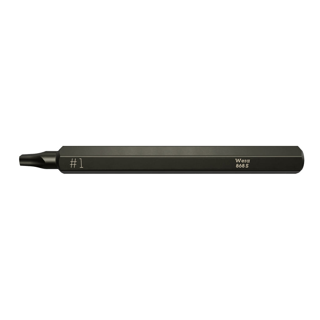 Wera 018171 Square 868 S Bit for Impact Screwdriver, #1 x 70mm - WR018171 - KC Tool