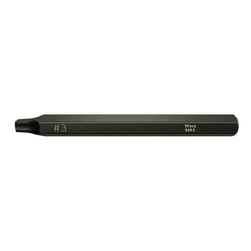 Wera 018173 Square 868 S Bit for Impact Screwdriver, #3 x 70mm - WR018173 - KC Tool