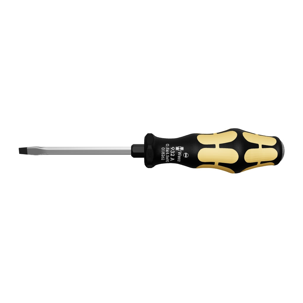 Wera 018270 10 x 175mm Kraftform Plus Slotted Screwdriver - WR018270 - KC Tool