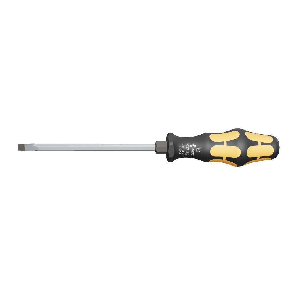 Wera 018302 7 x 138mm Kraftform Plus Slotted Screwdriver - WR018302 - KC Tool