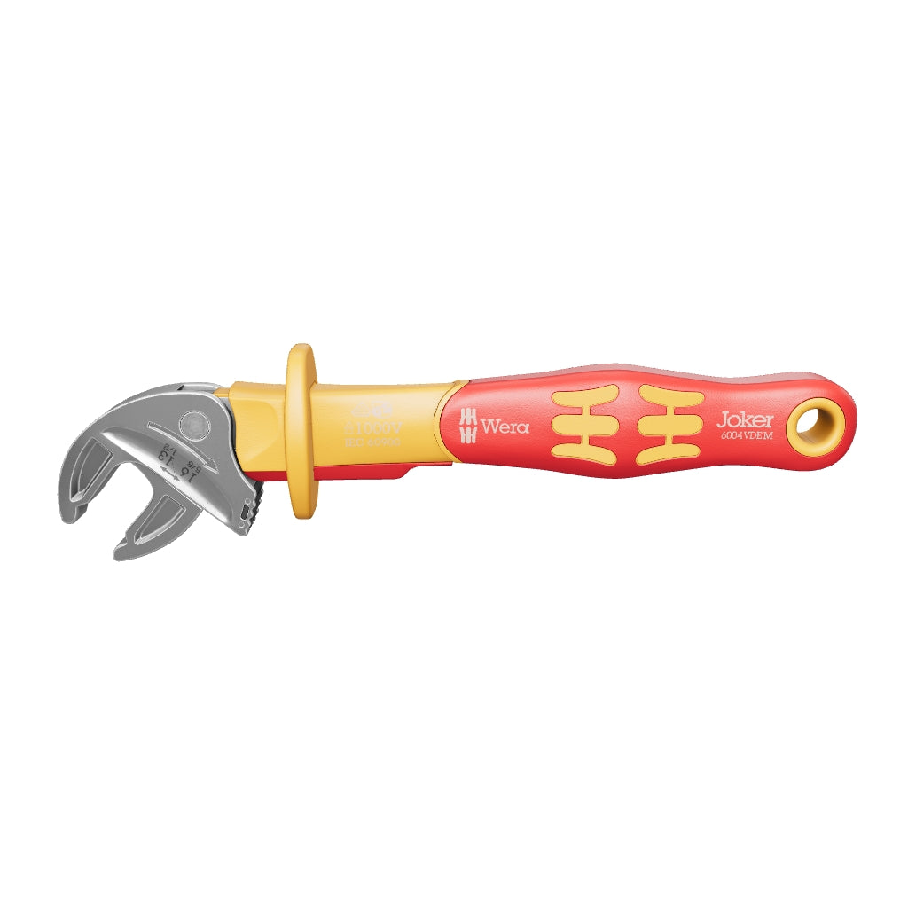 Wera 020152 Joker 6004 VDE Self-setting Wrench, Medium - WR020152 - KC Tool