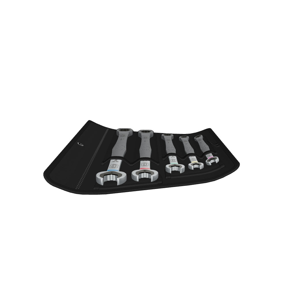 Wera 020380 Joker 5 Set 1 Ring Ratchet Spanner Set, 5 Pieces - WR020380 - KC Tool