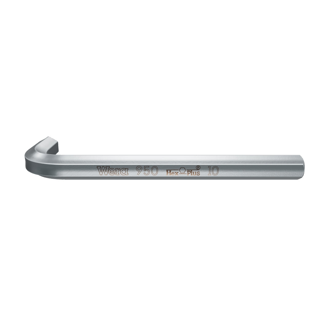 Wera 021065 10 x 112mm Chrome Hex L-key - WR021065 - KC Tool