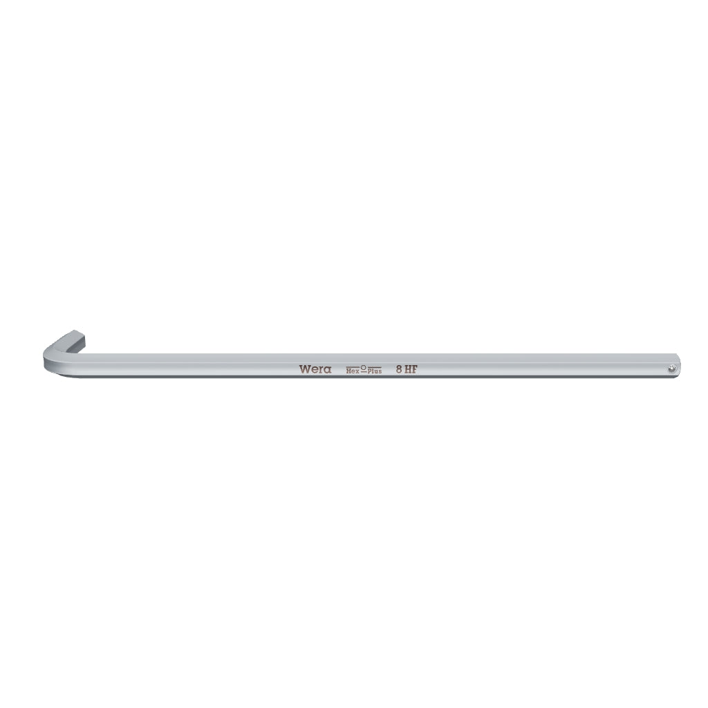 Wera 022124 Hex-Plus HF 8 x 200mm Chrome L-key - WR022124 - KC Tool