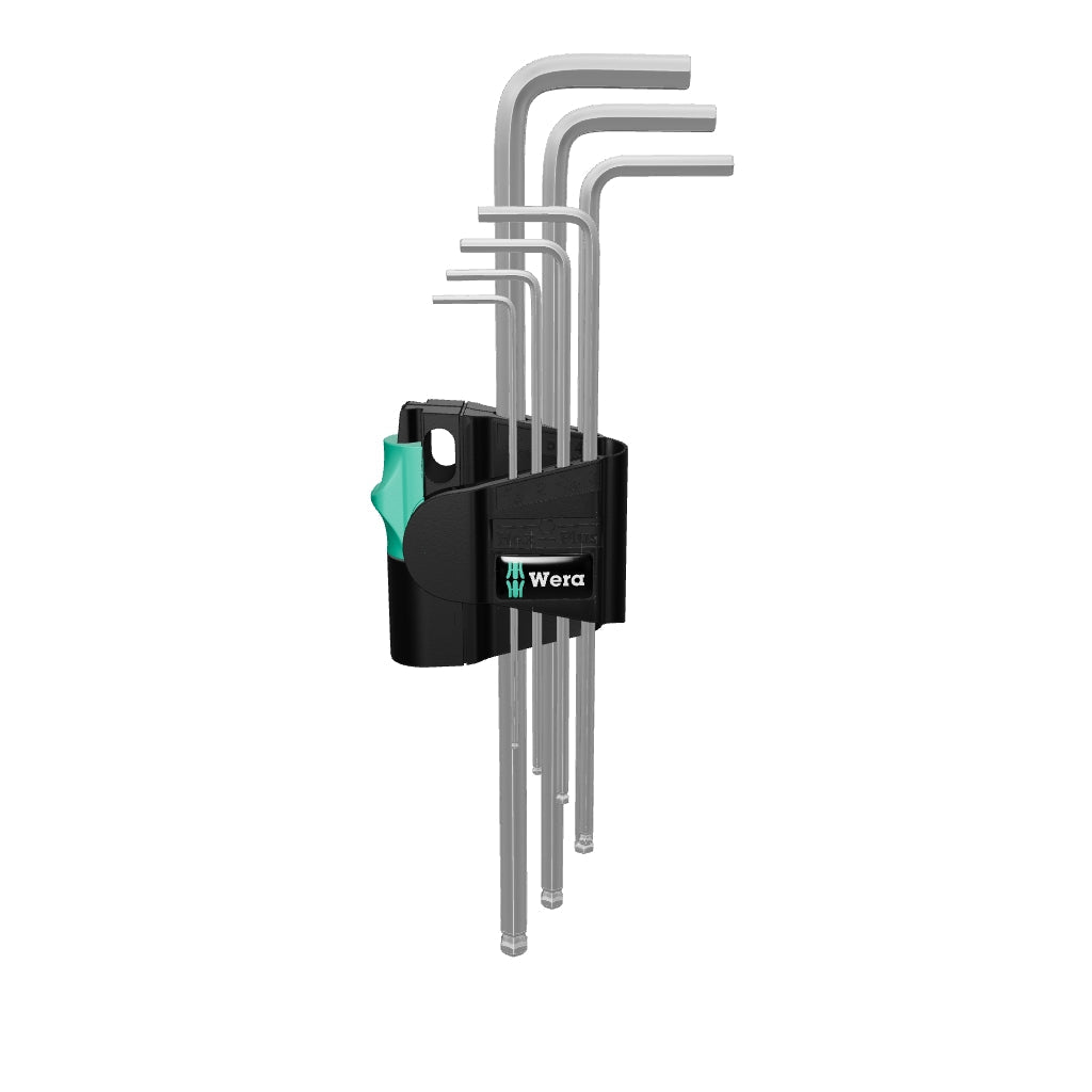 Wera 022181 Chrome Ball End Hex Metric L-key Set - WR022181 - KC Tool