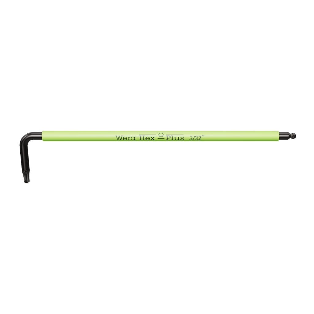 Wera 022631 3/32" x 112mm Hex + Ball End Hex L-key (Bright Green) - WR022631 - KC Tool