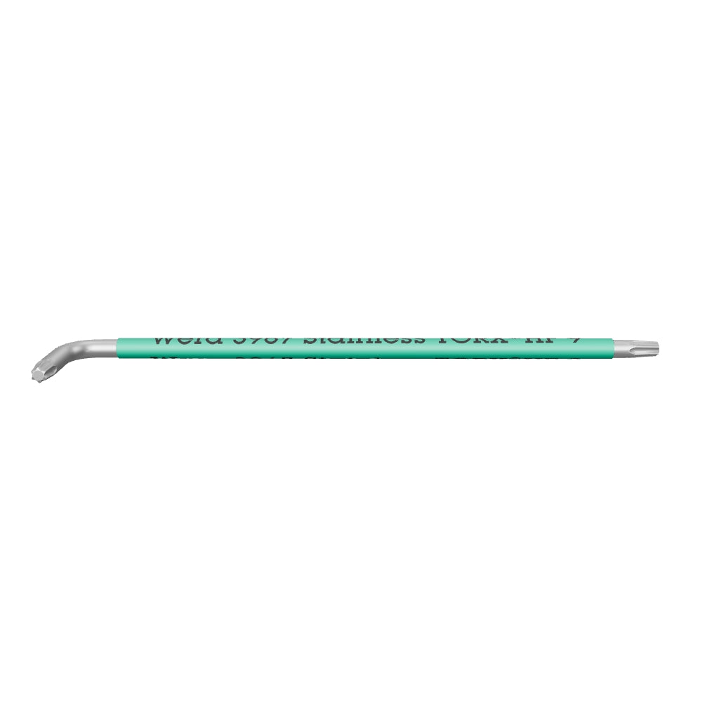 Wera 022681 Multicolor TORX® HF Stainless L-key, T9 x 101mm (Turquoise) - WR022681 - KC Tool