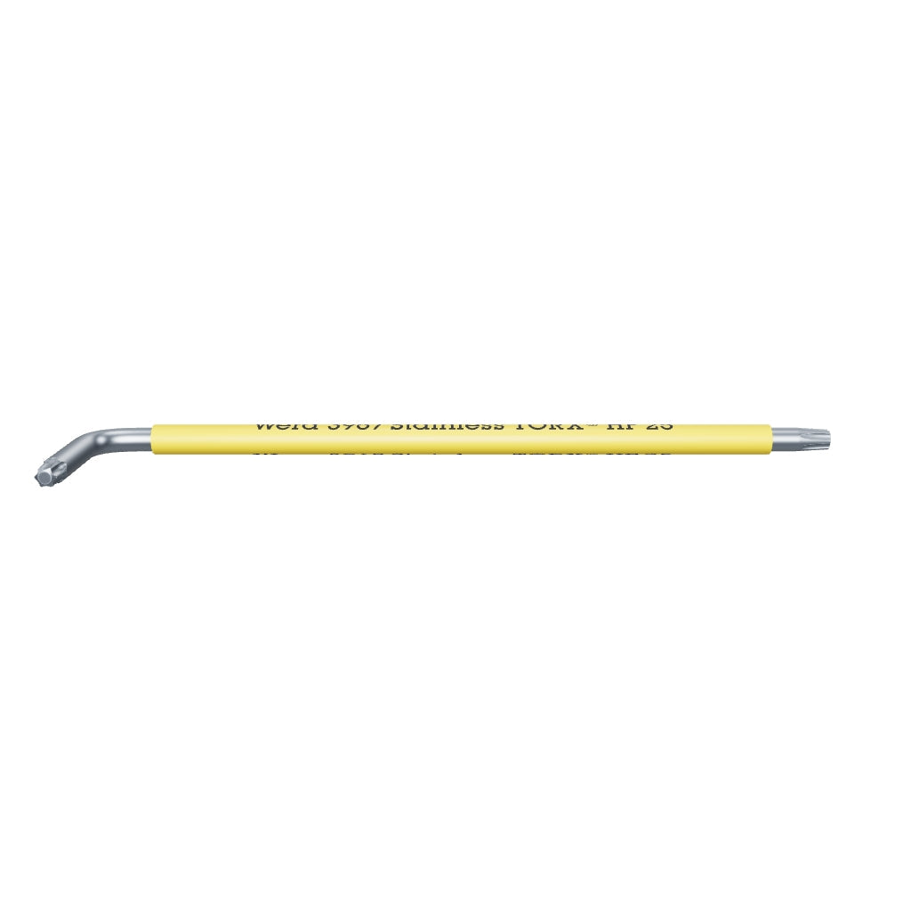 Wera 022685 Multicolor TORX® HF Stainless L-key, T25 x 154mm (Yellow) - WR022685 - KC Tool