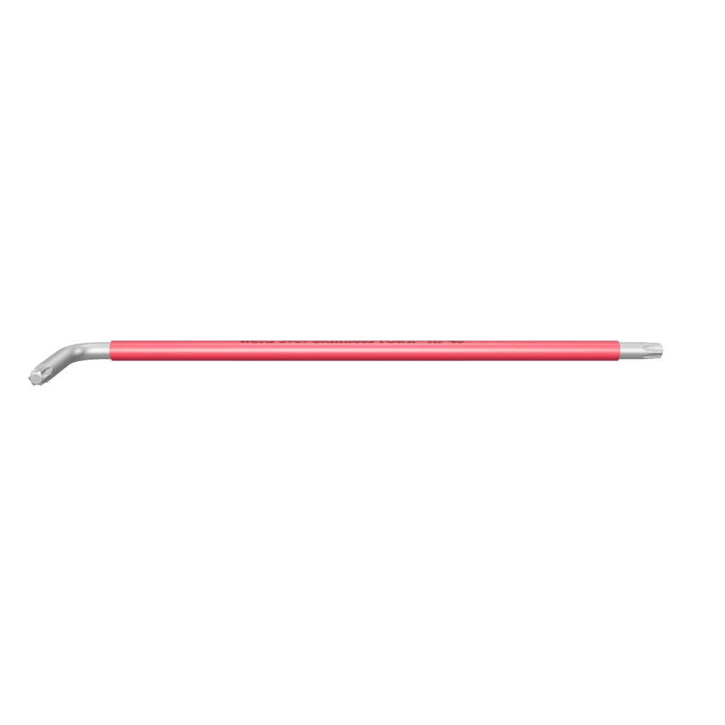 Wera 022688 Multicolor TORX® HF Stainless L-key, T40 x 224mm (Red) - WR022688 - KC Tool