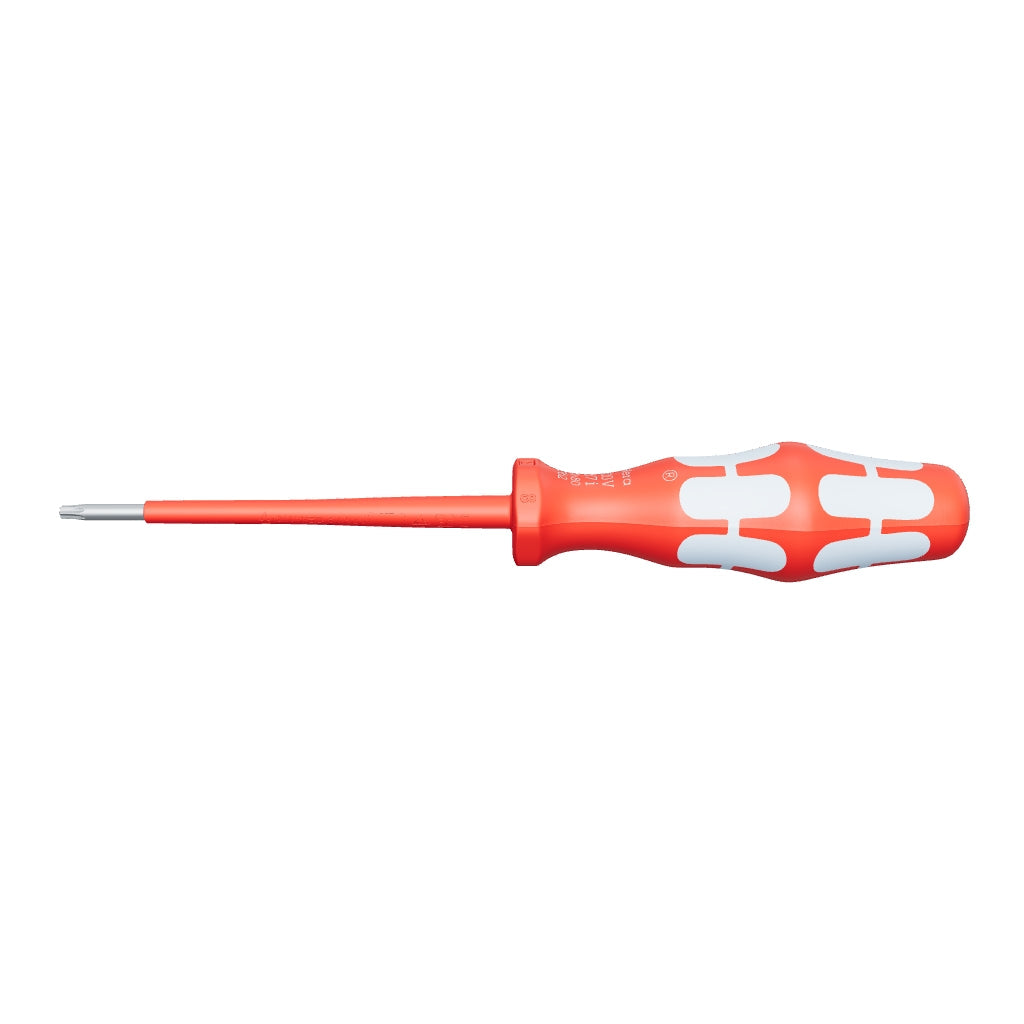 Wera 022762 Kraftform Plus VDE Stainless Steel TORX® Screwdriver, T10 x 80 mm - WR022762 - KC Tool