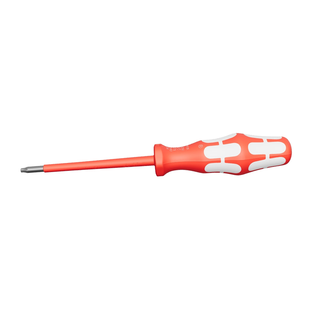 Wera 022764 Kraftform Plus VDE Stainless Steel TORX® Screwdriver, T20 x 80 mm - WR022764 - KC Tool