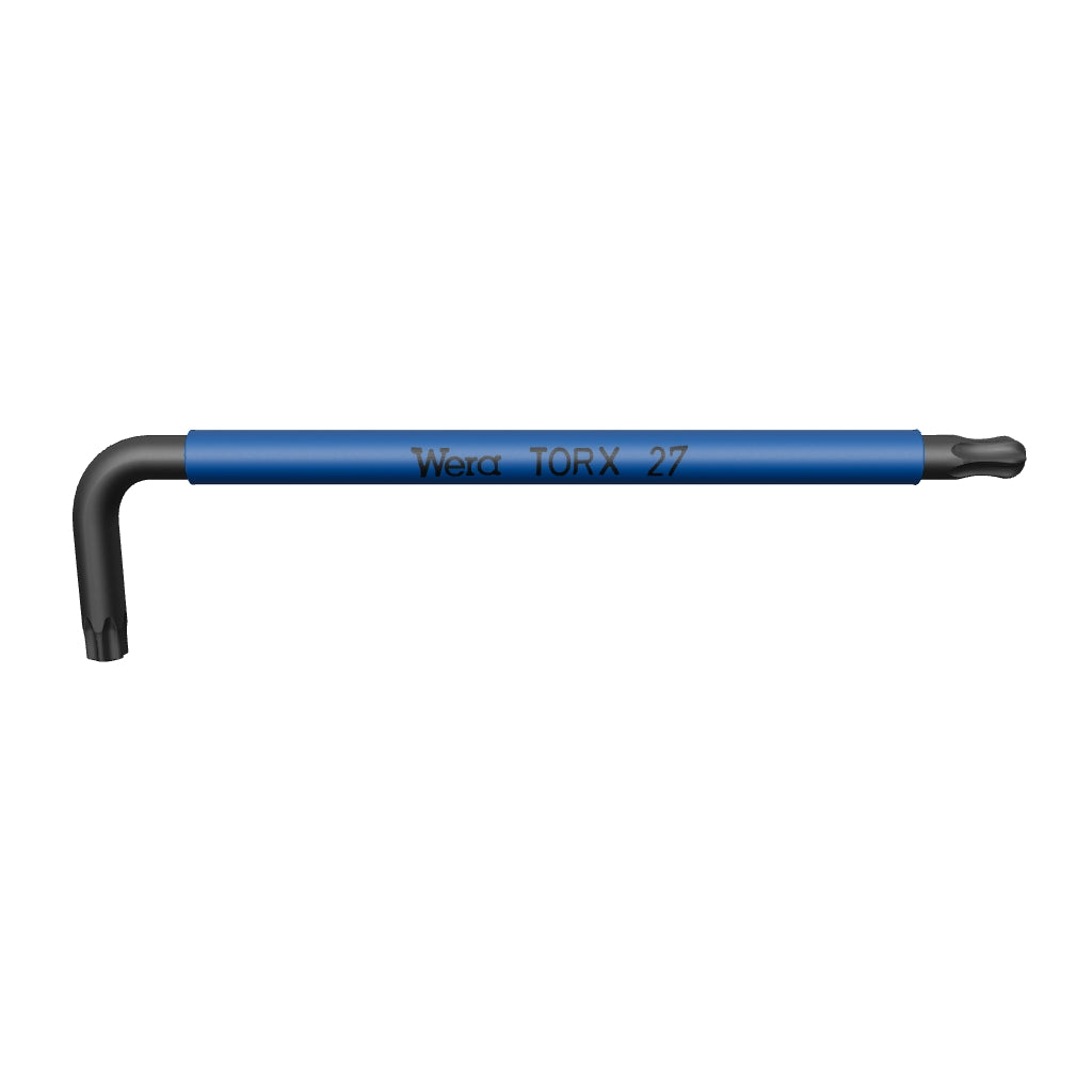 Wera 024356 T27 x 112mm Ball-End TORX® + Security TORX® L-key (Blue) - WR024356 - KC Tool