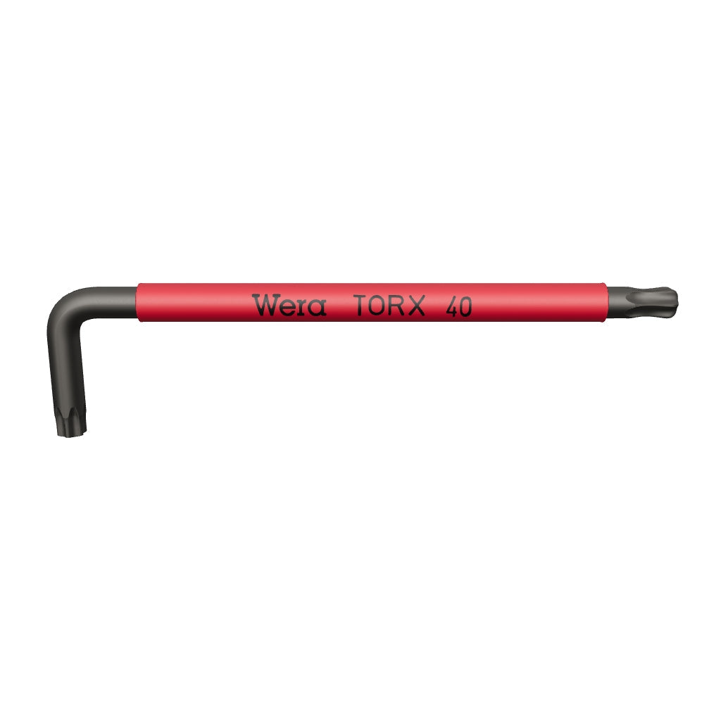 Wera 024358 T40 132mm Ball-End TORX® + Security TORX® L-key (Red) - WR024358 - KC Tool