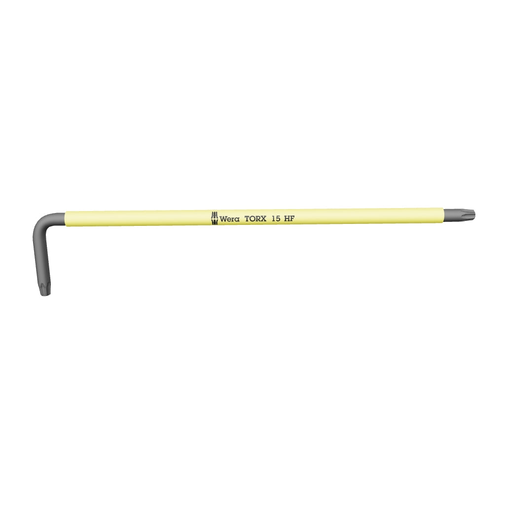 Wera 024474 Multicolor TORX® L-key with Holding Function, T15 x 123mm (Bright Yellow) - WR024474 - KC Tool