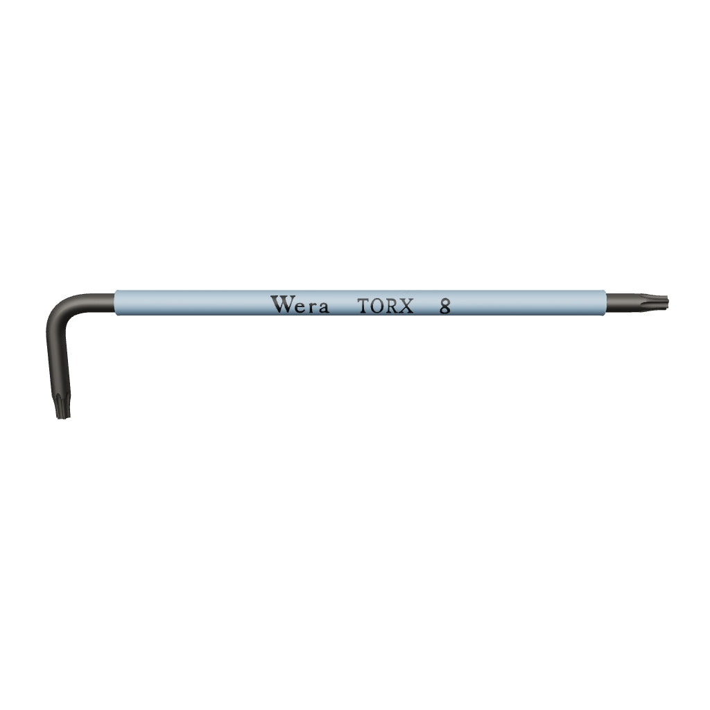 Wera 024481 Multicolor TORX® Long L-key, T8 x 90mm (Ice Blue) - WR024481 - KC Tool