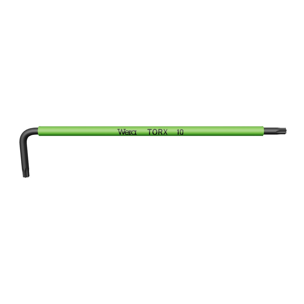 Wera 024483 Multicolor TORX® Long L-key, T10 x 112mm (Bright Green) - WR024483 - KC Tool