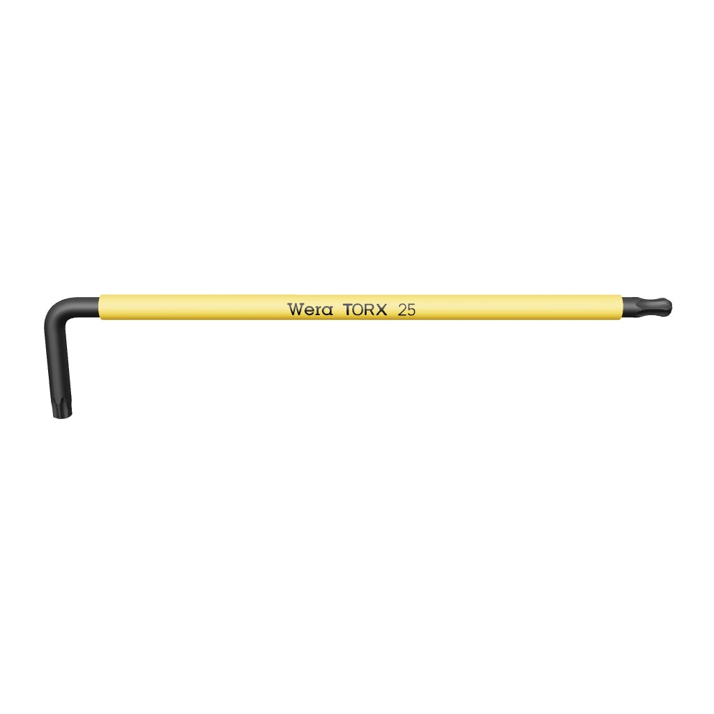 Wera 024486 Multicolor TORX® Long L-key, T25 x 154mm (Yellow) - WR024486 - KC Tool