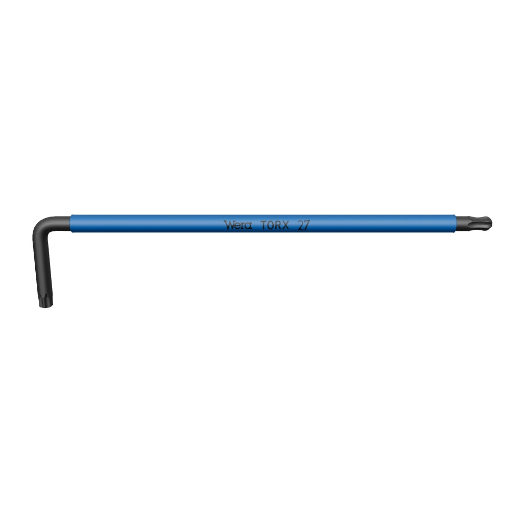 Wera 024487 Multicolor TORX® Long L-key, T27 x 172mm (Blue) - WR024487 - KC Tool