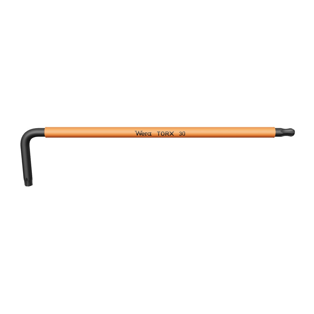 Wera 024488 Multicolor TORX® Long L-key, T30 x 195mm (Bright Orange) - WR024488 - KC Tool