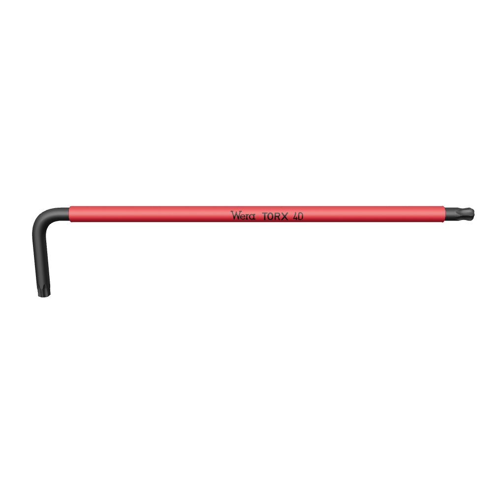 Wera 024489 Multicolor TORX® Long L-key, T40 x 224mm (Red) - WR024489 - KC Tool