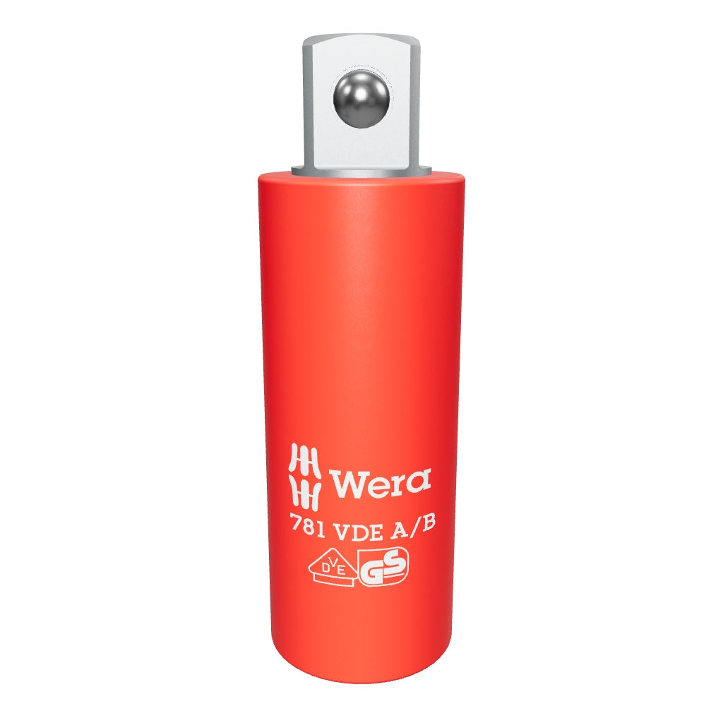 Wera 024690 781 A/B VDE Insulated Adapter, 1/4" Square Socket to 3/8" Square Plug - WR024690 - KC Tool