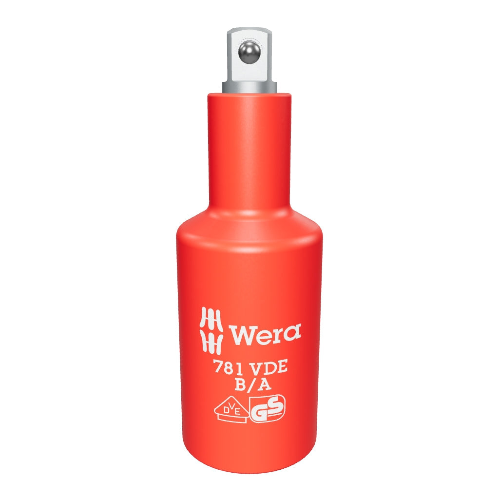 Wera 024692 781 B/A VDE Insulated Adapter, 3/8" Square Socket to 1/4" Square Plug - WR024692 - KC Tool