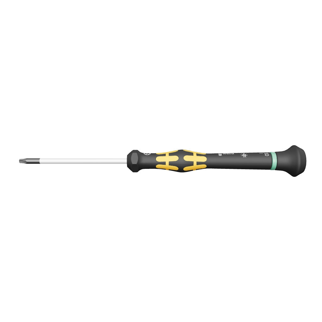 Wera 030114 ESD Kraftform Micro Security TORX® Precision Screwdriver, T8s - WR030114 - KC Tool