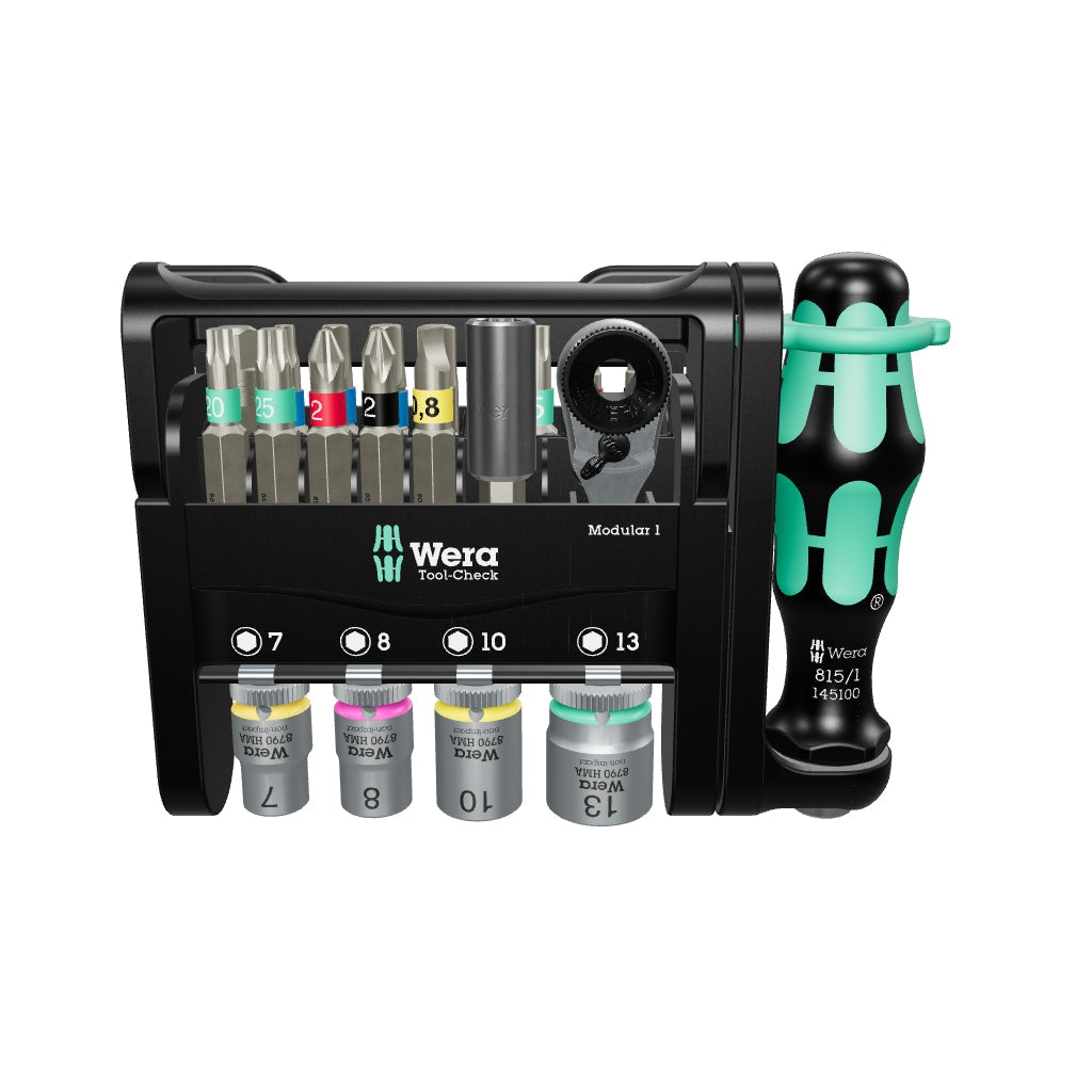 Wera 049000 Tool-Check Modular 1, Metric, 21 Pieces - WR049000 - KC Tool