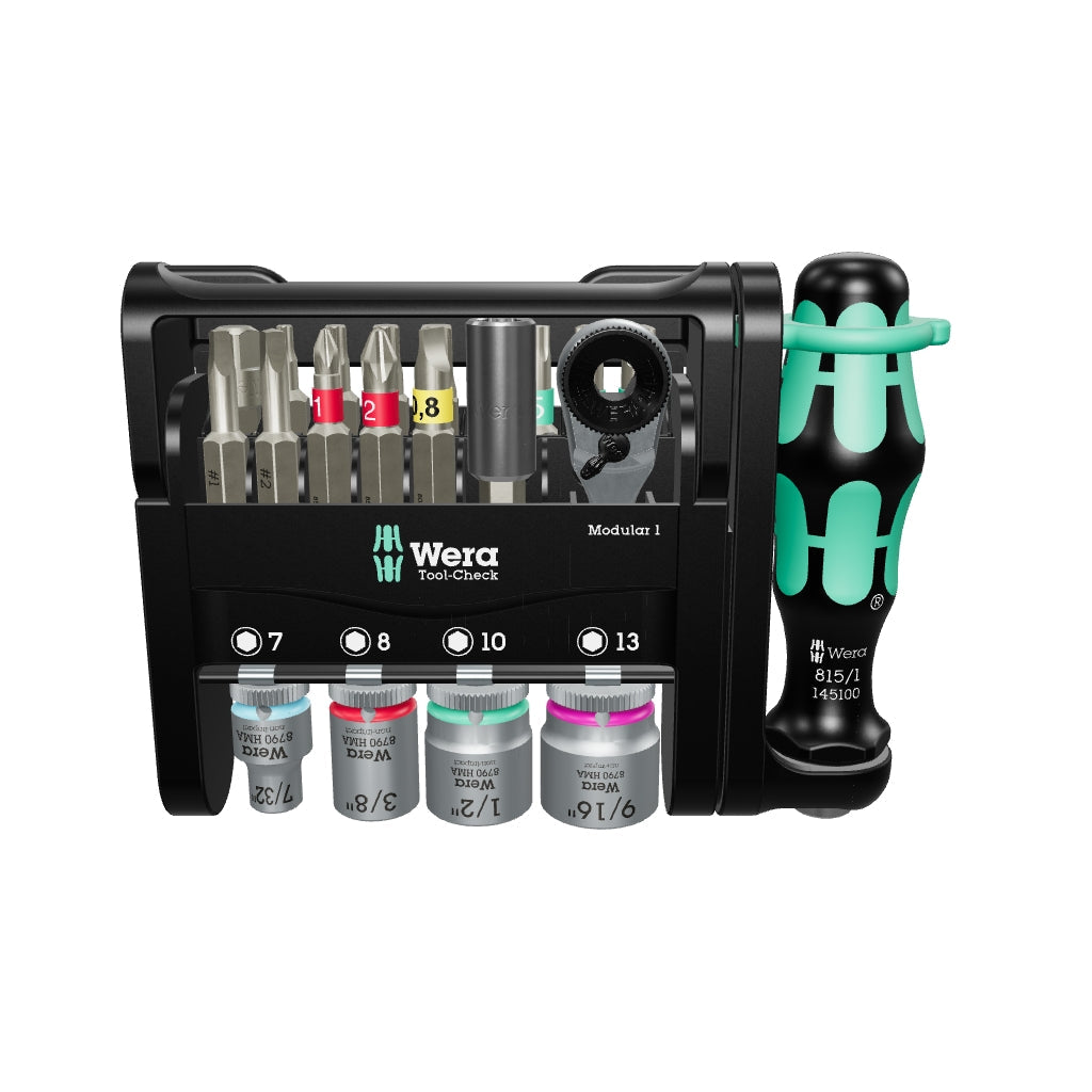 Wera 049001 Tool-Check Modular Imperial 1, 29 Pieces - WR049001 - KC Tool