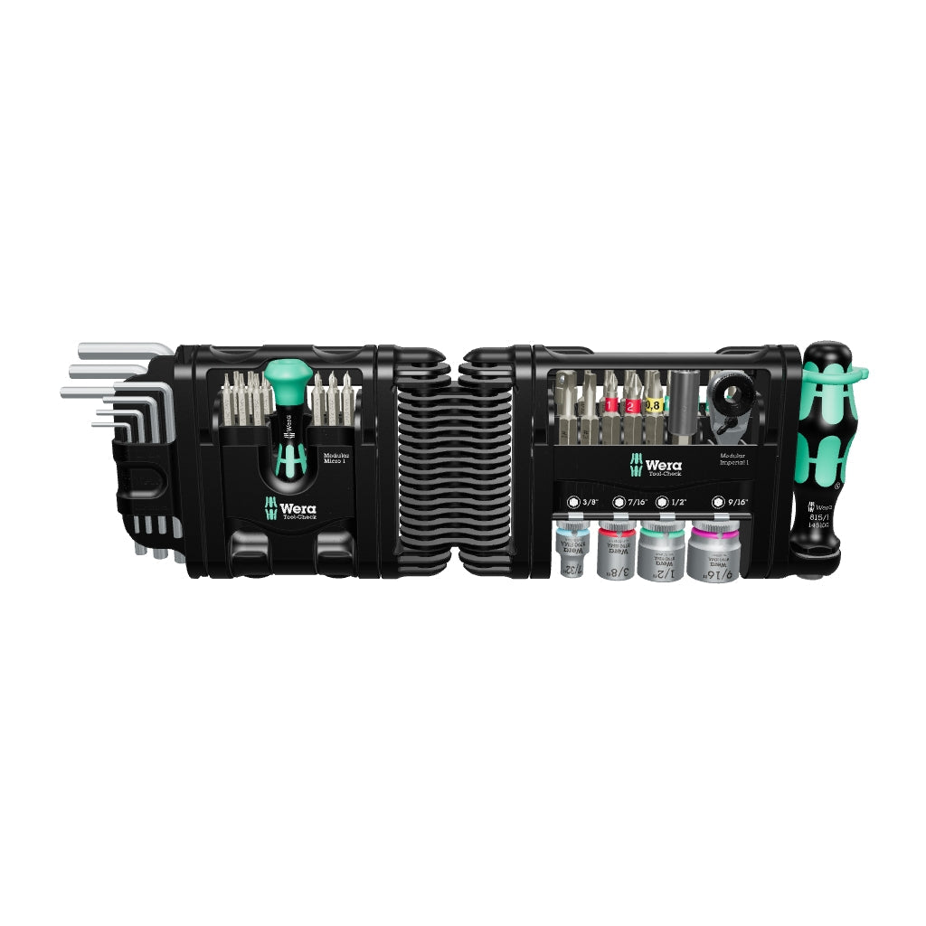 Wera 049025 Tool-Check Modular Set Imperial 1, 59 Pieces - WR049025 - KC Tool