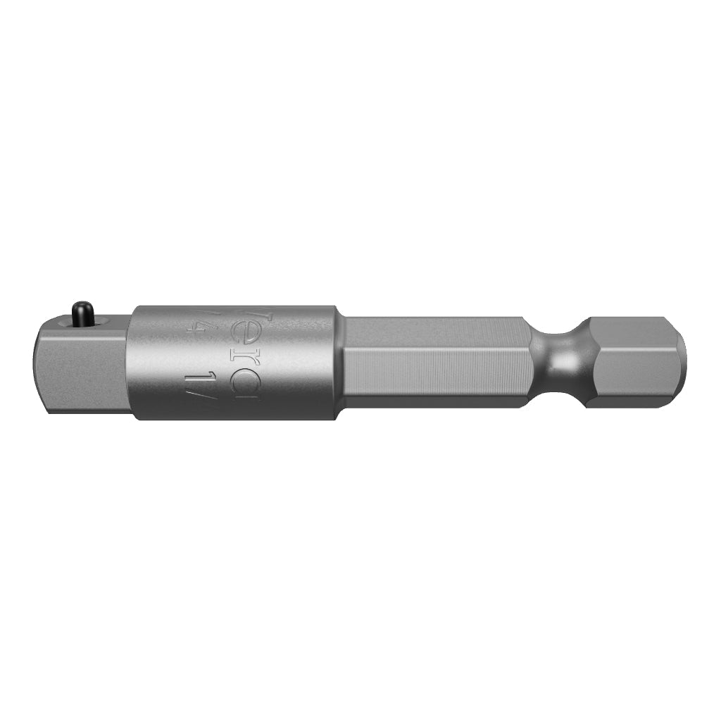 Wera 050205 Male 1/4" Hex to Male 1/4" Square Drive Power Tool Adaptor - 50mm - WR050205 - KC Tool