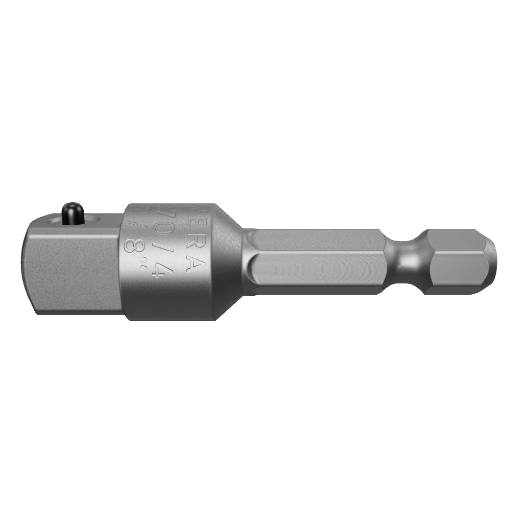 Wera 050215 Male 1/4" Hex to Male 3/8" Square Drive Power Tool Adaptor - 50mm - WR050215 - KC Tool