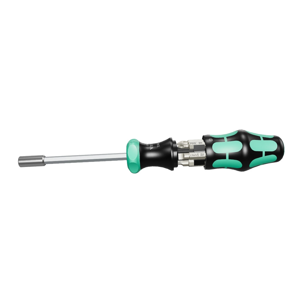 Wera 051518 Kraftform Kompakt 27 RA 2 Ratcheting Bitholder, 7 Pieces - WR051518 - KC Tool