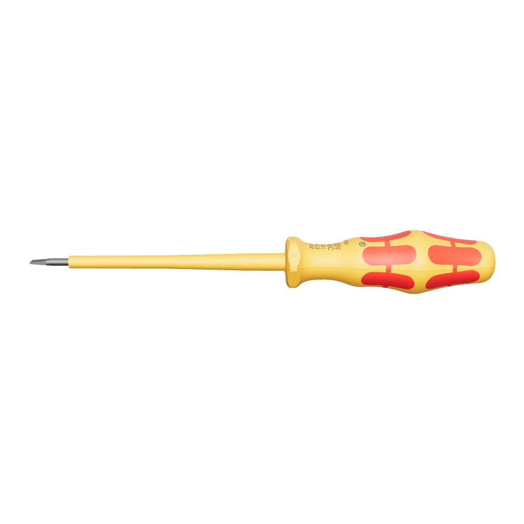 Wera 051580 Kraftform VDE Slotted Screwdriver, 2.5 x 80mm - WR051580 - KC Tool