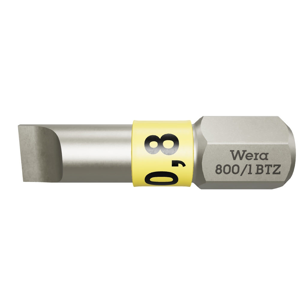Wera 056064 0.8 x 5.5 x 25mm Slotted BiTorsion Bit - WR056064 - KC Tool