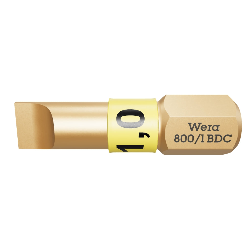 Wera 056174 1 x 5.5 x 25mm Slotted BiTorsion Diamond Coated Bit - WR056174 - KC Tool