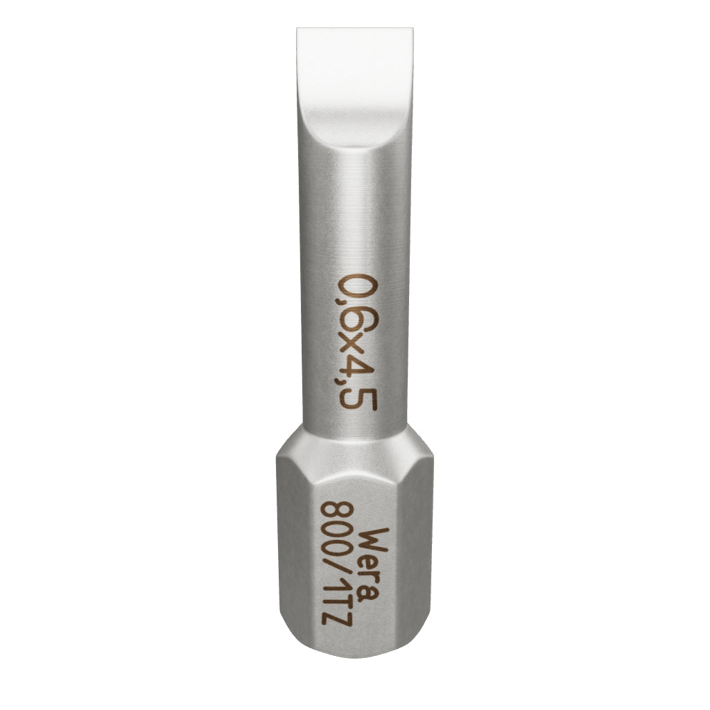 Wera 056240 1.6 x 8 x 25mm Slotted Torsion Bit - WR056240 - KC Tool