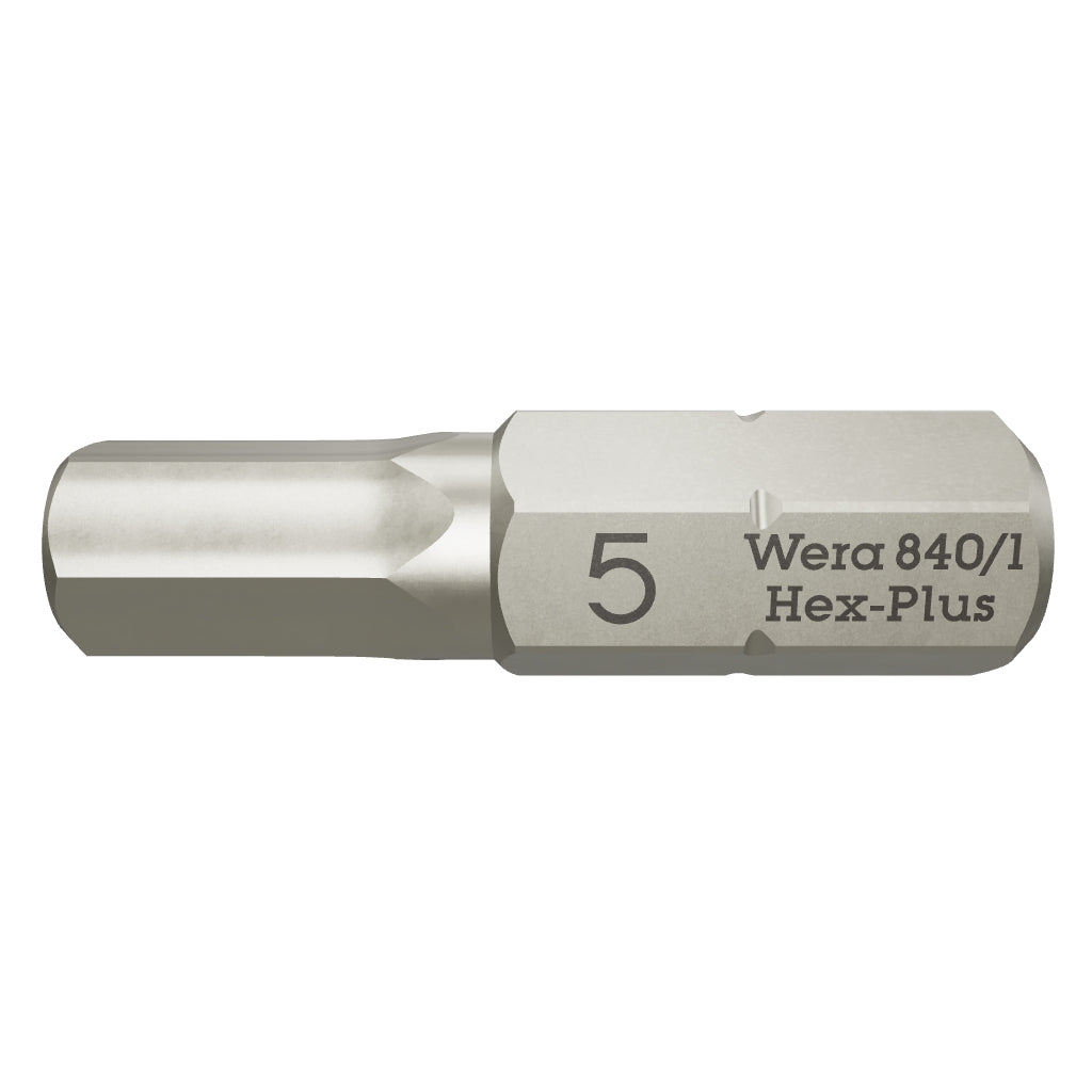 Wera 056325 5 x 25mm Hex Bit - WR056325 - KC Tool