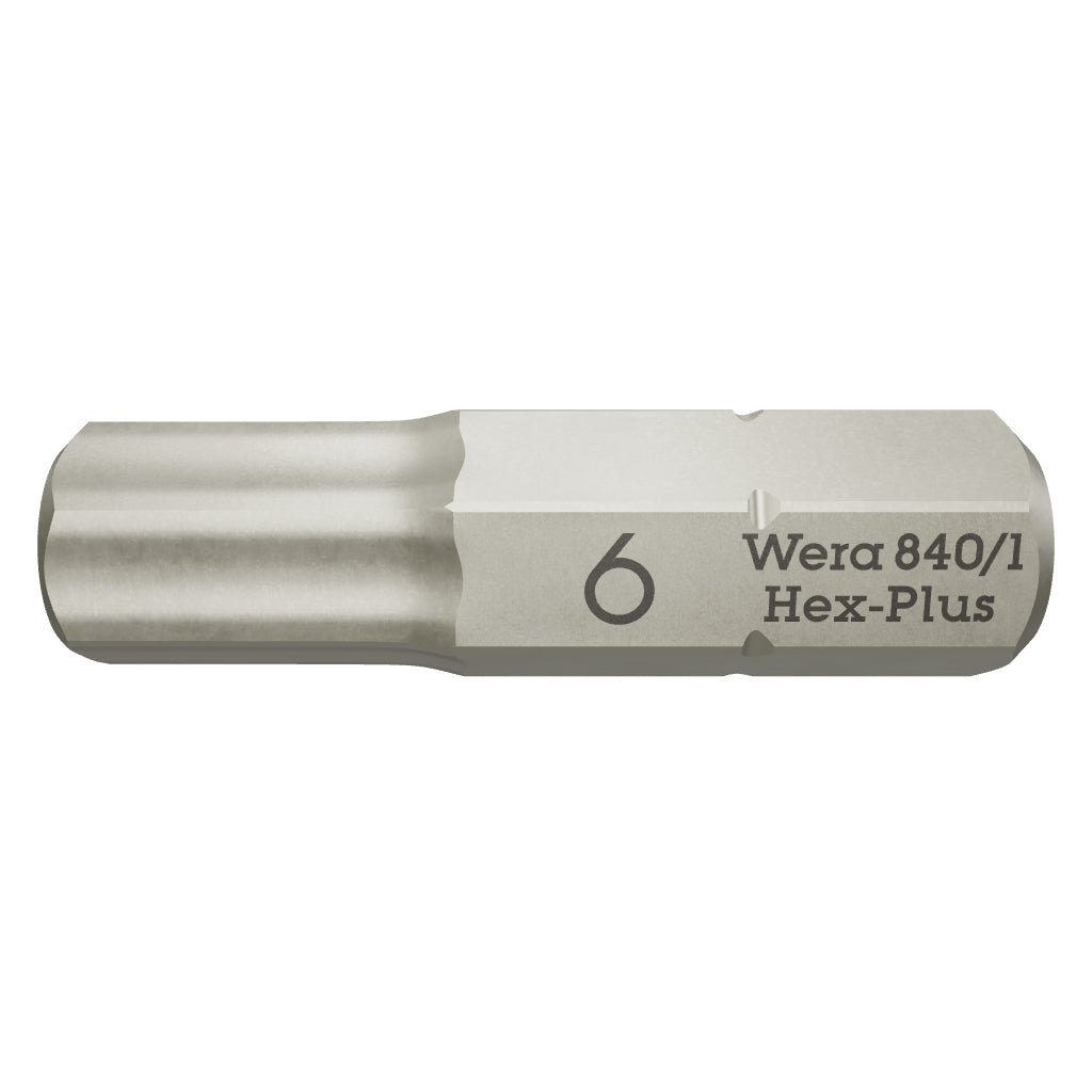 Wera 056330 6 x 25mm Hex Bit - WR056330 - KC Tool